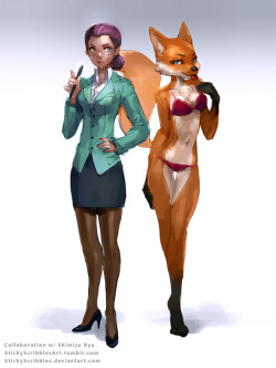  Miss Walters in human form and foxy fursuit form. Collaboration with guest artist Shimizu Ryu.//Support us for the bonus uncensored artwork, erotic stories, and art content.https://www.patreon.com/posts/miss-walters-12341437https://gumroad.com/l/GPHms