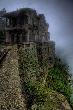 Realm of restless souls (the abandoned, and purportedly haunted, Hotel del Salto, overlooking Tequendama Falls, 30km southwest of Bogota, Colombia)