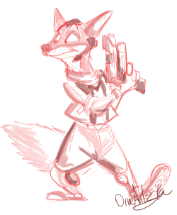 electric-lynx:  Quick sketch of Nick cosplaying Fox I might color it decently later My FA: http://www.furaffinity.net/user/electricthyra/  