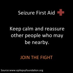 strategicboner:  straightintothedawn:  king-in-yellow:  hopephd:  Seizure First Aid.  Learn it. Share it. Know it. Use it.   100% correct medical information on tumblr for once; also consider calling 911 if you don’t know how often the person has