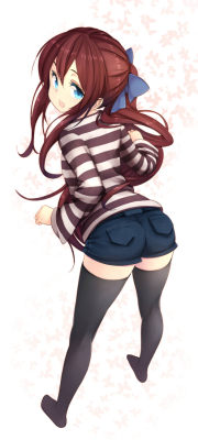 cutegirlsdoingcutethings:  dailyzettairyouiki:  dailyzettairyouiki:  Is it still considered ZR without a skirt?What do you think?  The very first question I asked on this blog back when I had 20 followers!  All that matters is that it’s Zizi’s work