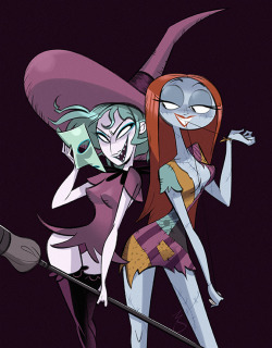 cheesecakes-by-lynx: Some Burton-ladies!  Older Shock and Sally from A Nightmare Before Christmas, and (the criminally underrated) Emily from The Corpse Bride.   Patrons can get access to Hi-resolution versions of these pictures and more!  Check it