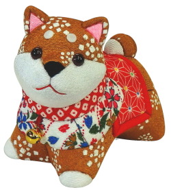 nihon-no-ningyou: A kimekomi Shiba Inu for the upcoming Year of the Dog.