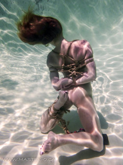 henrythehangman:  waterkms:  gabe-thepoolguy:   morebreathplaypls:   firmmaster:  Just some underwater bondage   She wants to find out if she cums or drowns first.   Looks like she could use some help with that   I volunteer!   Great underwater bondage