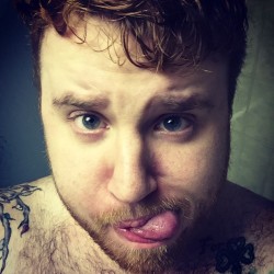 legacy-and-ploy:  Cheeky post shower selfie… #gay #gayginger #scruff #gayscruff #me #gayink #gayswithink #gaytattoo #tongue #selfie