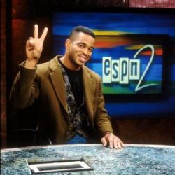 beantownmb:  Stuart Scott, a longtime anchor at ESPN, died Sunday morning at the age of 49.  Among the features of the new ESPN studio in Bristol is a wall of catchphrases made famous by on-air talent over the years. An amazing nine of them belong to