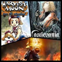 I’m super sick and it sucks. So what do I do? Play these awesome games, which help to distract me from the sick hahaha. #castlevania #harvestmoon #finalfantasy #ffix