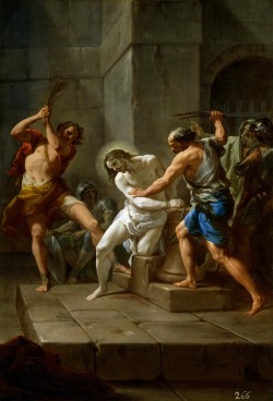 classic-art:  The Flagellation of Christ Corrado Giaquinto, 1754 