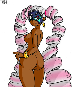 Twintelle from the upcoming Switch game Arms, showing off her fine ass. I saw the direct through Etika’s livestream, so I got to see his reaction firsthand. It was hilarious. As for if I prefer Twintelle or MinMin, I’m down with both of them. 