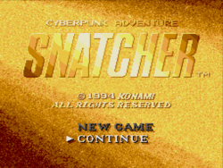 A little love letter to one of my favorite video games, Hideo Kojima&rsquo;s Snatcher Released in the US for the Sega CD system in the mid 90&rsquo;s, it became one of the rarer discs for the system (seriously, it goes 200  on ebay often). It was a little