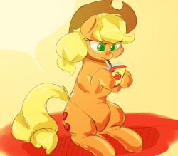 Applejack iPod. I like just doodling these up before bed.