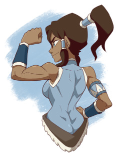 mikeluckas:let’s all chill and take a minute to appreciate Korra’s back.