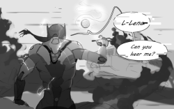 thatoneweirdooverthere:  Stay with us. just messing around with the idea of what happens after their fight with Doomfist. (Please don’t tag as ship) 