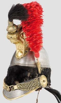 monkwinefield:19th century helmets. Source from Pinterest.