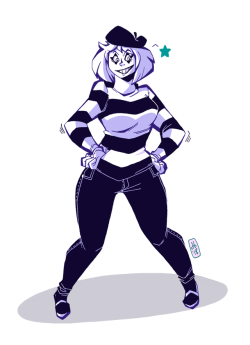 getdestroyed-staydestroyed: Sometimes you have cute mimes. Sometimes those mimes can shape-shift &amp; make themselves 50ft tall. Lunette belongs to @theenglishgent  