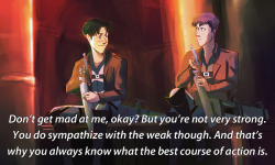 You know why Marco is ranked 7th he&rsquo;s really good at looking at people's bodies body language. And Jean and an oblivious idiot because all he&rsquo;s worried about is tryna act cool around Marco when he&rsquo;s subconsciously doing the exact opposit