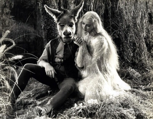 Bottom and Titania - James Cagney and Anita Louise in A Midsummer Night’s Dream, 1935.