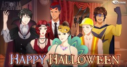 otome-dreamland:  Astoria fates kiss has Halloween Cgs on the campaign page!  © Voltage Entertainment USA 