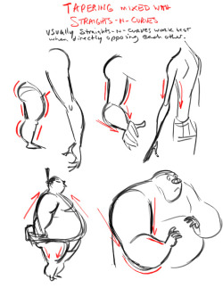 cartoonbrew:  Drawing Tips : Dave Pimentel  Disney Story Artist Dave Pimentel discusses tapering body shapes in your drawings (or CG poses for that matter). Full article here:http://drawingsfromamexican.blogspot.ca/2010/04/tapering-body-shapes.html