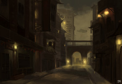 ktceee:  Middle ring of Ba Sing Se This is a location fan art inspired by the LoK.  It reminds me of Binondo, Manila  