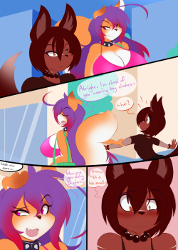 certifiedhypocrite:  fyxefox:This is a bit of a personal tribute to a little comic by this jerk, Kanie’s Dream (which you can read at @kanelcomics​), in which Fyxie made a small cameo in as Kanie’s friend/roommate/retainer. It’s also a big thank