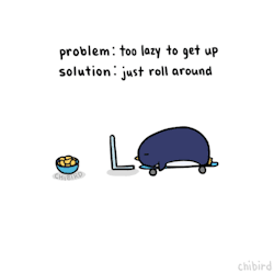 chibird:  You can keep lying down and just scoot over if you need to get something. Flawless! ;D