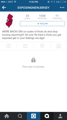 UPDATE THEY CHANGED THEIR NAMES TO 5MINUTEFAME      Hi My name is Natalia and I live in New Jersey. Recently my friend showed me an Instagram account exposing nudes of people in my state. No one gave the consent to post any of these pictures. Boys and