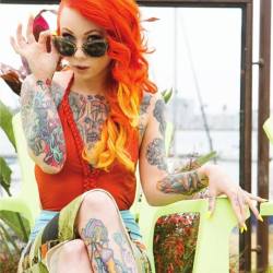 tilltheend28:  #Megan #Massacre #Girl #Perfect  #Tattoos #Colors