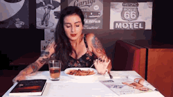 thelovelybrokenwhore:She’d given him the remote to the vibrating egg inside of her without much thought. The moment it turned on inside of her in the middle of the restaurant however, she realized she should have been more careful, knowing he’d probably