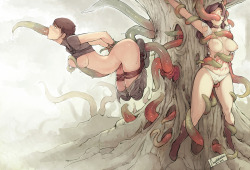 xenozoophavs:  Tentacle Lust XLXI http://www.hentai-foundry.com/pictures/user/faustsketcher 