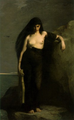 scribe4haxan:  Sappho, 1877 ~ by Charles August Mengin