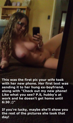 hotwifecaptions:  This one comes from http://cuckdunc1058.tumblr.com/ - thanks for sharing your wife!