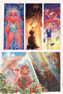 geminid:did a spread for the leo side of the @strucktocinderszine ! it was hard for me to think of a solid thing to do so i thought snippets would be kinda nice… i wanted to show leo with different people and at different stages of his life. 