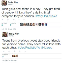 lielabell:beckytext:I had a bit of fun in the #VeryRealisticYA hashtag. Guess how many of these are autobiographical?I LOVE YOU LIKE BURNING.