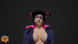 rocksolidsnake:  Juri Han Teasing POV So this Juri model is amazing, It’d be nice if there was a nude version as well, but I can work with this. MP4/GIF COMMISSIONS | PATREON 
