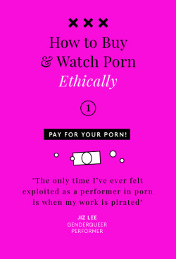 refinery29:  The Complete Guide To Buying And Watching Porn ETHICALLY If we acknowledge that pornographic videos are not inherently bad — “bad” on the merits of their content alone — for either performers or viewers, a new question takes centre