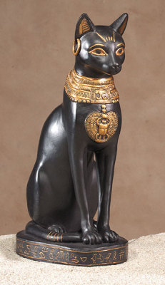 thegryphonsnest:  Statue of Egyptian Cat Goddess Bastet :D 