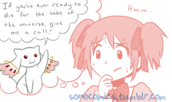 sonocomics:  Madoka: “……I can’t believe this actually worked.”Another suggestion from @leafbladie!Click HERE to check out more assorted anime/cartoon comics, including more Madoka Magica!Click HERE to view my schedule for the current month!I’ve