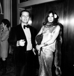 voxsart:  The Velvety Years.Jack Nicholson and Anjelica Huston, 1974.