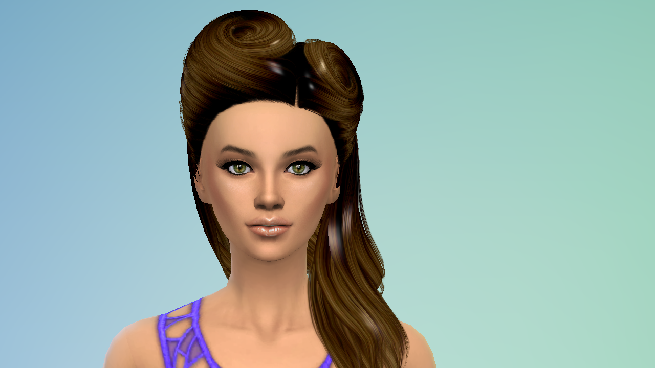 CC Hair is shiny looking like plastic — The Sims Forums