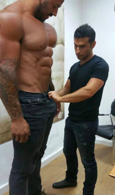 rippedmusclejock:We both know you want it and that it will destroy you. You already feel that it is thicker and longer than your arm. If you make it free I will fuck you all night. If you survive it you will be my new sex doll.