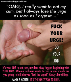 sissysluthouse:  dirtysissycockpocket:  themarriedfraudfag:  Cumslut Propoganda: In service to the public good.   I always try to eat my cum, and precum. In fact I just did!       Sissy Slut HouseSissy Slut House | Sissy Exposure | Fuckbook of Sissies