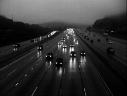 Los Angeles highway - B&amp;W still from “Los” (2000)The California Trilogy (part 2), by the filmaker James Benning