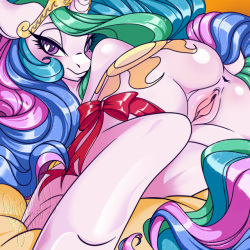 nsfwcartoonhorses:  rainbowscloset: Yoosh ~ Finally got this alternative version done out of the way ~  (๑•̀ㅂ•́)و✧ ~ Also big fat thank you to @pencilsponyforge/@nsfwcartoonhorses for helping around with shading and lighting of the mane and
