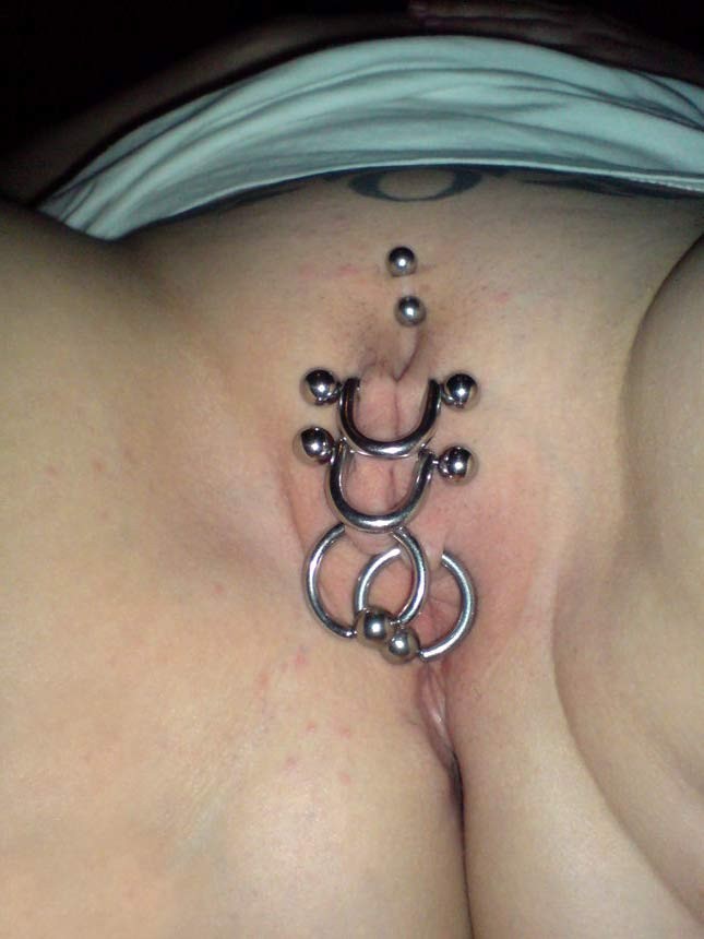 Girl gets clit pierced