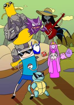adventure time and pokemon crossover awesome