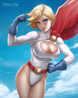 dandon-fuga:  Power Girl! https://www.patreon.com/posts/power-girl-with-3781004 https://www.facebook.com/dandonfuga 