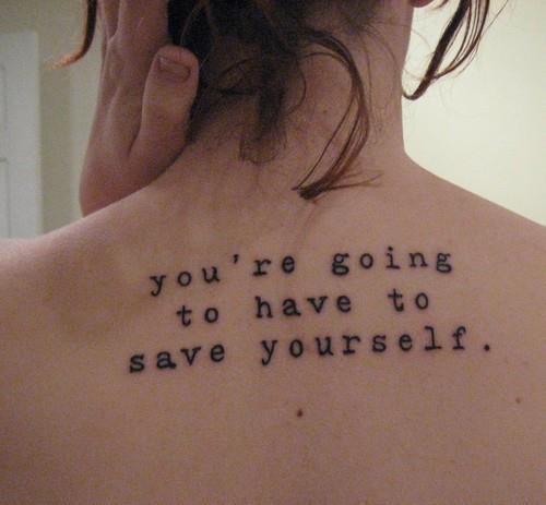 Don t forget to love yourself tattoo