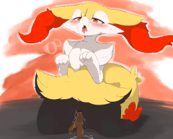 doyourpokemon:  Good girls get rewards. Braixen has been a very good girl playing with her wand just like you asked all day long. Look at that face, she adores this kind of training.  What will you have her doing next?