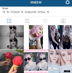 follow me on instagram 😘 @ iineew
